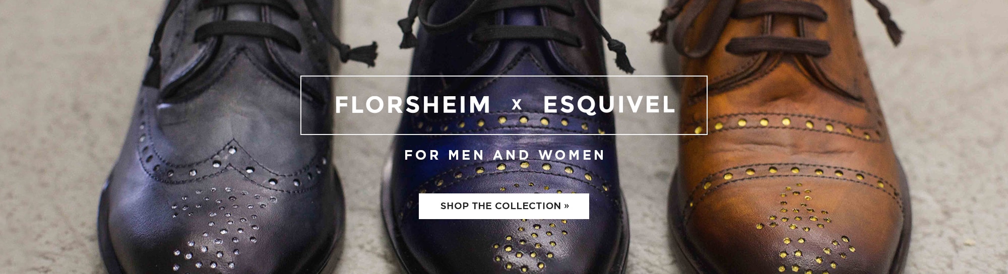 Florsheim x Esquivel :: Fall Collection (2016) :: Edgy silhouettes in unexpected, hand-burnished color combinations -- An extraordinary USA made collaboration :: SHOP THE COLLABORATION